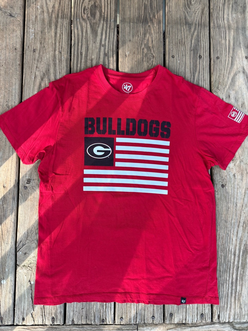 Georgia Bulldogs Flag Tee